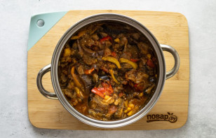 Лечо из баклажанов