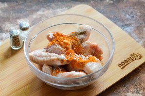 Крылышки в медово-соевом соусе Крылышки в медово-соевом соусе