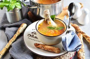 Суп с кускусом Суп с кускусом