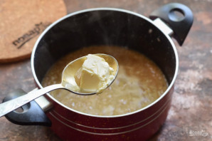 Овсяная каша на яблочном соке