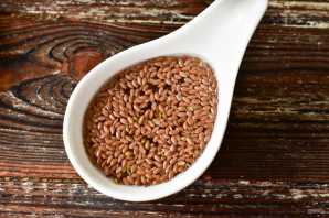 Льняная каша с бананом Льняная каша с бананом