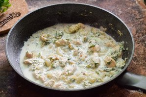 Курица в укропном соусе