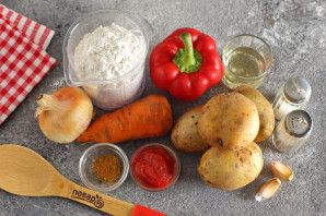 Рулетики из теста с картошкой