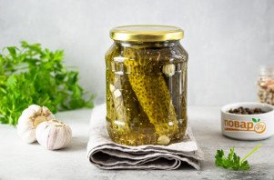 Огурцы с горчицей на зиму