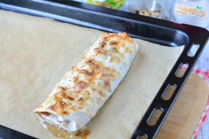 Рулет из лаваша с черносливом