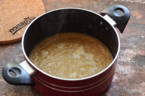 Овсяная каша на яблочном соке