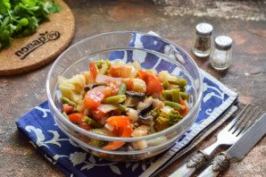 Овощное рагу в мультиварке для диабетиков