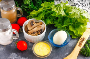 ПП салат с шампиньонами