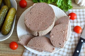 Ливерная колбаса в ветчиннице Ливерная колбаса в ветчиннице