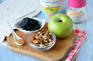 Рулет из лаваша с черносливом