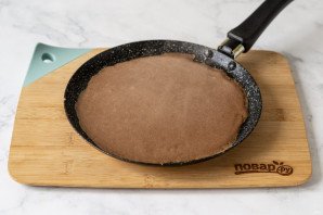 Веганский блинный торт