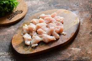 Курица в укропном соусе