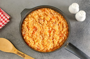 Ризотто с консервированным тунцом Ризотто с консервированным тунцом