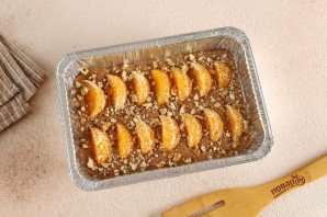 Шоколадный пирог с мандаринами