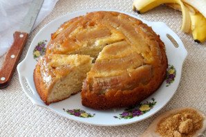 Банановый пирог-перевертыш