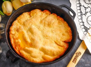 Яблочный тарт с карамелью