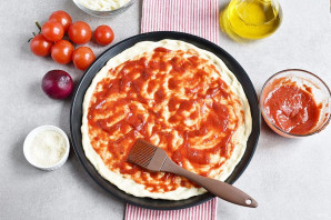 Пицца с шампиньонами Пицца с шампиньонами