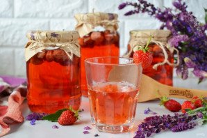 Компот из клубники на зиму Компот из клубники на зиму