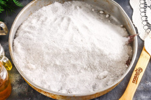 Лещ в соли в духовке