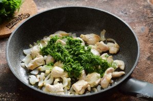 Курица в укропном соусе