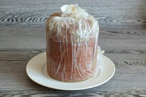 Ливерная колбаса в ветчиннице Ливерная колбаса в ветчиннице