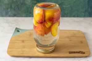 Компот из персиков без стерилизации Компот из персиков без стерилизации