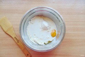 Оладьи с помидорами и сыром