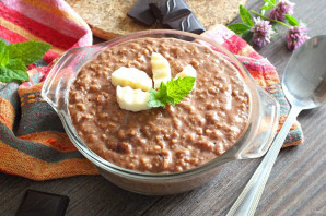 Шоколадная овсяная каша Шоколадная овсяная каша