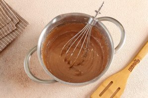 Шоколадный пирог с мандаринами