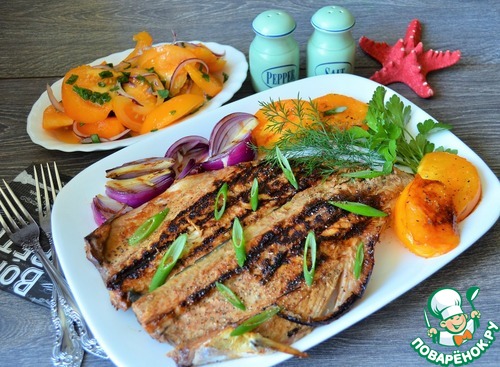 Медовая скумбрия-гриль Медовая скумбрия-гриль