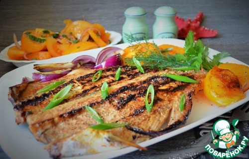 Медовая скумбрия-гриль Медовая скумбрия-гриль