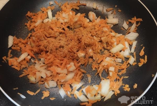 Рецепт: Булгур - с морепродуктами