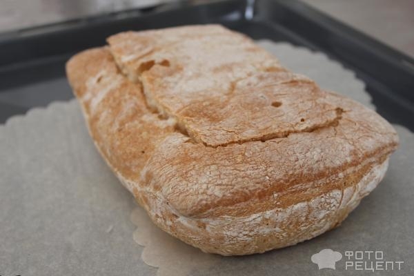 Рецепт: Чиабатта с начинкой - с беконом и сыром