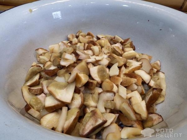 Рецепт: Лесные грибы отварные в заморозку - на все случаи жизни