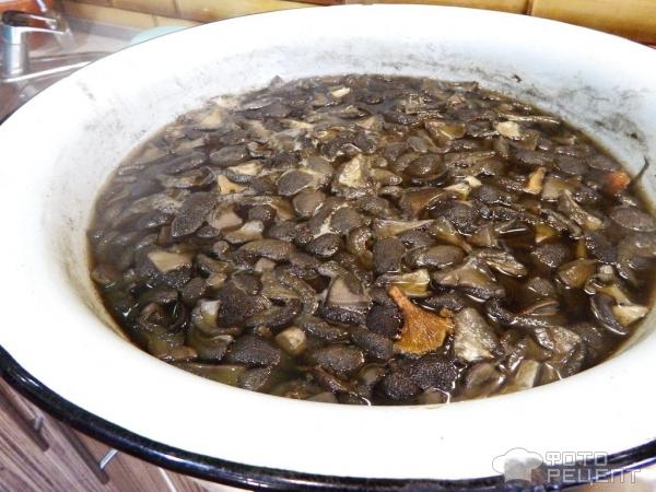 Рецепт: Лесные грибы отварные в заморозку - на все случаи жизни