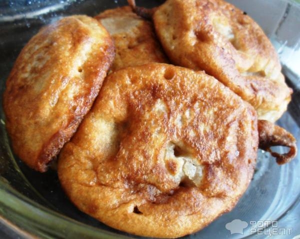 Рецепт: Оладьи из ржаной муки - на кефире