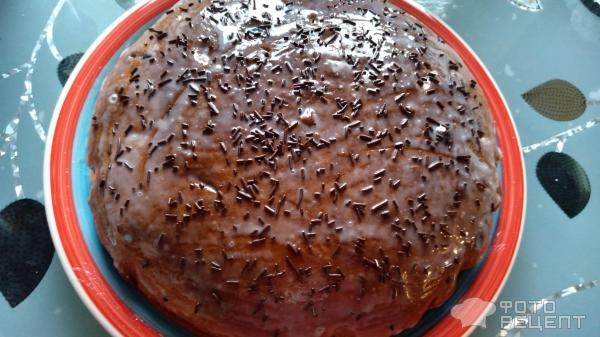 Рецепт: Пирог "Чайный" - с изюмом Рецепт: Пирог "Чайный" - с изюмом