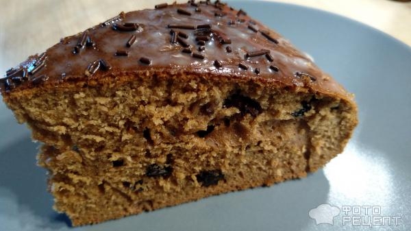 Рецепт: Пирог "Чайный" - с изюмом Рецепт: Пирог "Чайный" - с изюмом