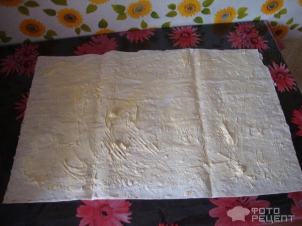 Рецепт: Рулеты из лаваша с начинкой - Беспроигрышный вариант лёгкой закуски.