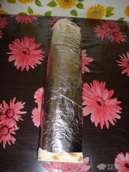 Рецепт: Рулеты из лаваша с начинкой - Беспроигрышный вариант лёгкой закуски.