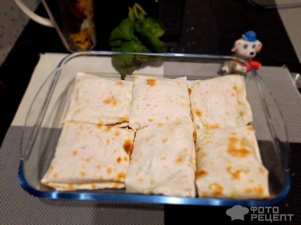 Рецепт: Рыба запеченная в лаваше - Шпинат, филе хека , лаваш!