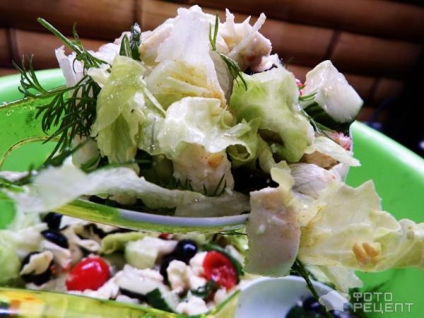 Рецепт: Салат "Греческий" - И почему именно "греческий"?