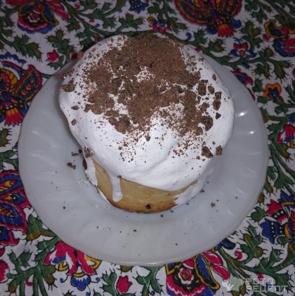 Рецепт: Творожный кулич - ... воздушный, нежный и вкусный ... Рецепт: Творожный кулич - ... воздушный, нежный и вкусный ...