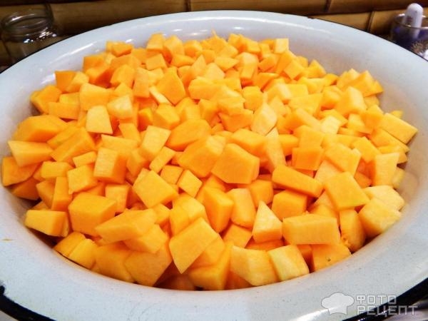 Рецепт: Варенье из тыквы - для пирогов и просто к чаю, тыква как манго