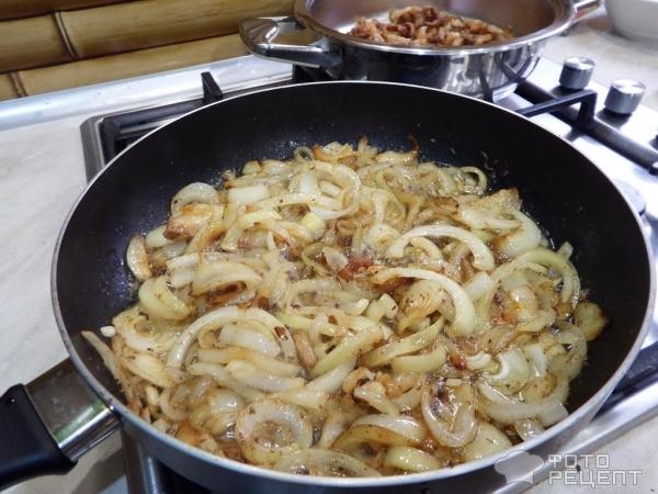Рецепт: Жареная свиная грудинка с картошкой и луком - вкусно и по-домашнему