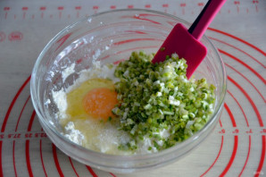 Вареники с творогом и черемшой