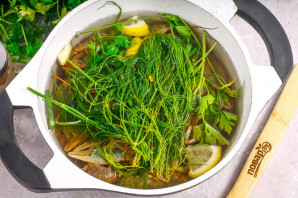 Раки с лимоном Раки с лимоном