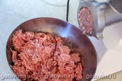 Мясные колеты из свинины с нутом