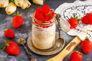 Ленивая овсянка с творогом Ленивая овсянка с творогом