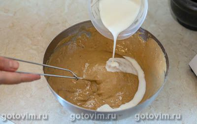 Блины кофейно-банановые